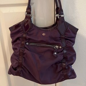 Lodis Nylon purple tote